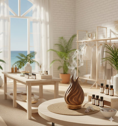 The Ember Diffuser – Sculpted Mist Light by Novaora