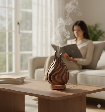 The Ember Diffuser – Sculpted Mist Light by Novaora
